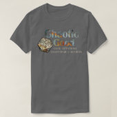 Chaotic Good Intences Questionable Methods T-shirt (Design voorkant)