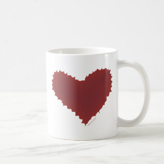 Chaotic Heart gekartelde rand slechte romance Ik h Koffiemok