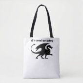 Chaotic Little Dragon Tote Bag (Voorkant)