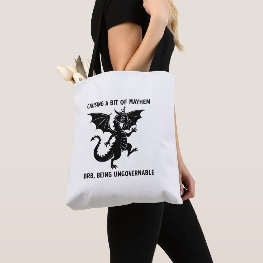 Chaotic Little Dragon Tote Bag (Dichtbij)