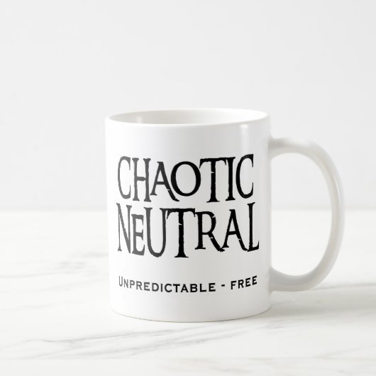 "Chaotic Neutral" Koffiemok (Rechts)
