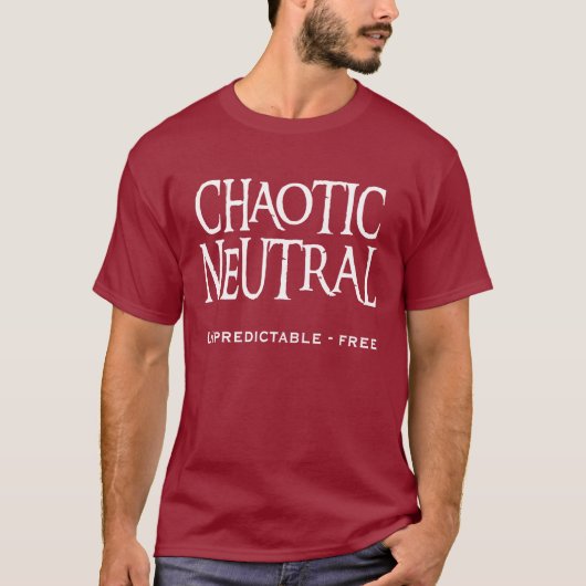 "Chaotic Neutral" T-shirt (Voorkant)
