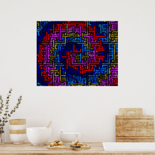 Chaotic Spiral Poster