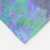Chaotisch Abstract schilderen Fleece Deken (Hoek)
