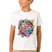 Chaotisch cartoonachtig sterrenstelsel met grillig