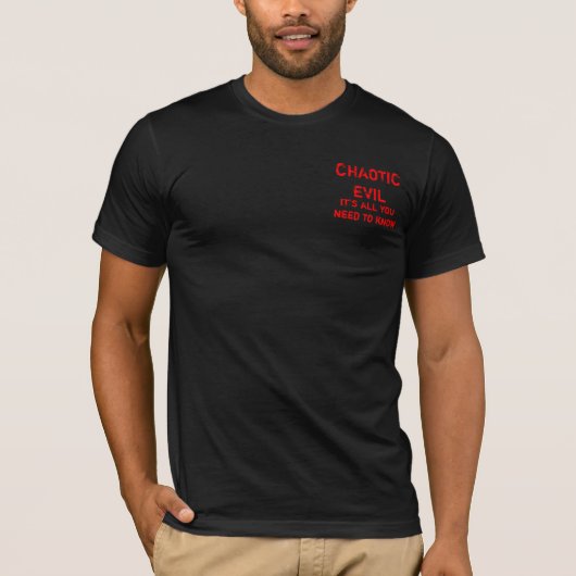Chaotisch kwaad t-shirt (Voorkant)