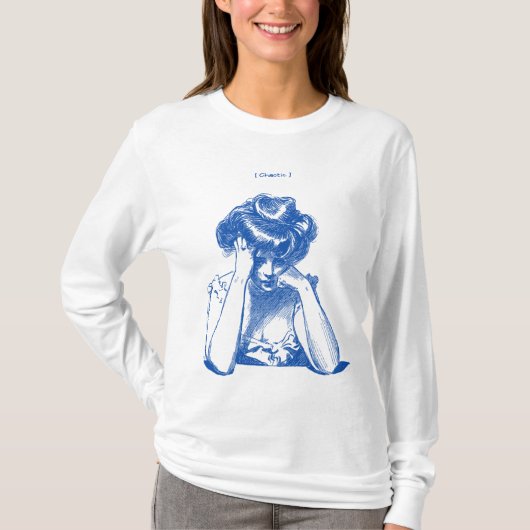 Chaotisch – Retro Sketch Style T-shirt (Voorkant)