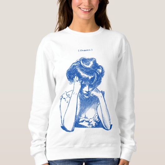 Chaotisch – Retro Sketch Style Trui (Voorkant)