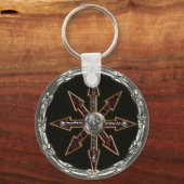 chaotisch wiel sleutelhanger (Voorkant)