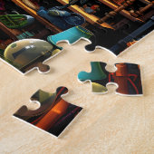 Chaotische Bibliotheek Puzzel Legpuzzel (Zijkant)