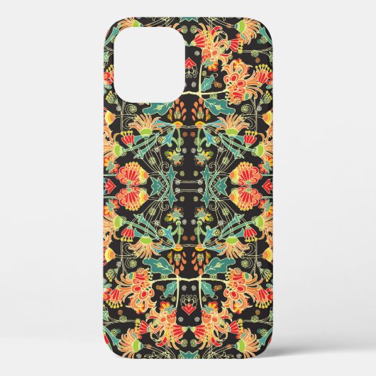Chaotische bloemen: abstract patroon. Case-Mate iPhone case (Achterkant)