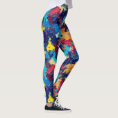 Chaotische Camouflage Leggings - Plezier (Rechts)