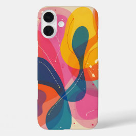 chaotische constructie iPhone 16 plus hoesje