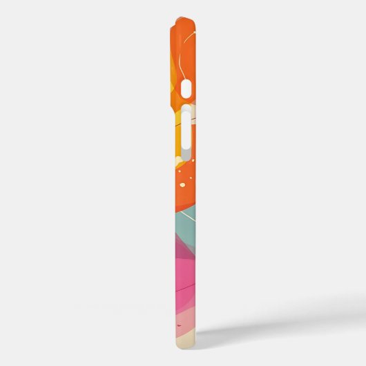 chaotische constructie Case-Mate iPhone case (Achterkant / Links)