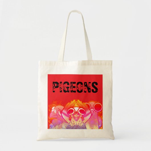 Chaotische Duiven Zak Tote Bag (Voorkant)