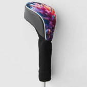 Chaotische Explosies Golfheadcover (Schuin)