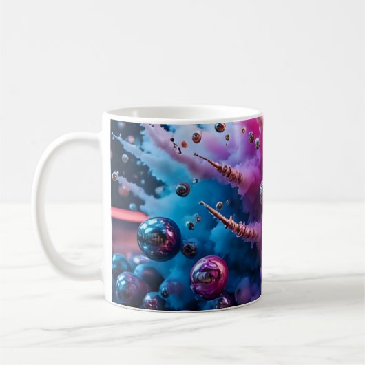 Chaotische Explosies Koffiemok (Links)