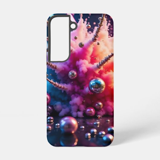 Chaotische Explosies Samsung Galaxy Hoesje (Achterkant)