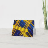 Chaotische Glanzvolle Cyberpunk Magenta Tech Digit Bedankkaart (Achterkant)