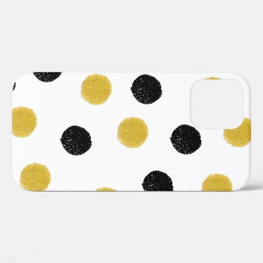 Chaotische gouden Stippen:  splash. Case-Mate iPhone Case (Achterkant (horizontaal))