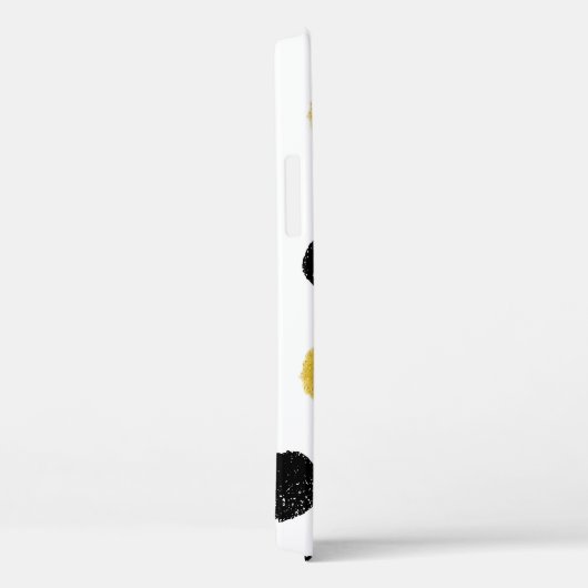 Chaotische gouden Stippen:  splash. Case-Mate iPhone Case (Achterkant / Rechts)