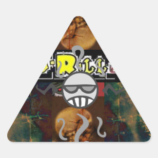 Chaotische J-Rilla en Skull Triangle Sticker