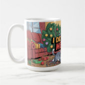 Chaotische Kerstkatten Koffiemok (Links)