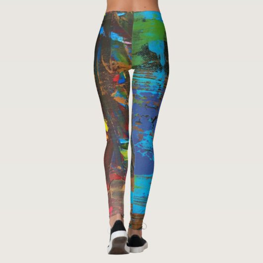 chaotische leggings (Achterkant)