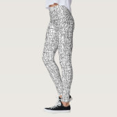 Chaotische lijnen leggings (Links)