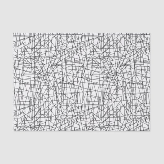 Chaotische lijnen tissuepapier (Voorkant)