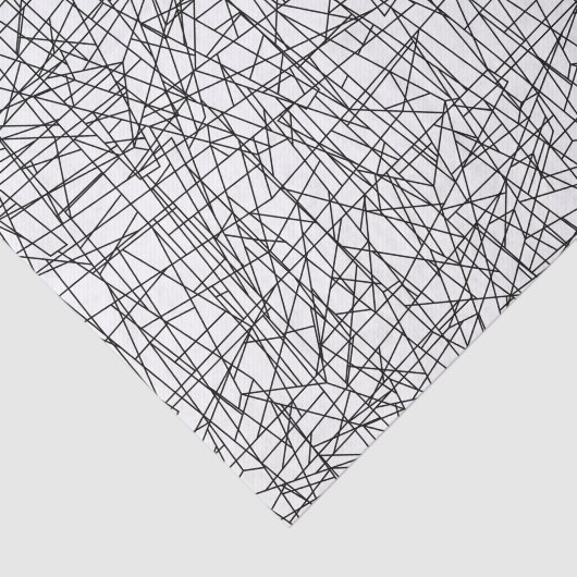 Chaotische lijnen tissuepapier (Detail)