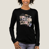 Chaotische mama Tri-Blend shirt (Voorkant)