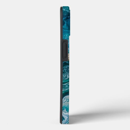 Chaotische Marbel iPhone / iPad hoesje (Achterkant / Rechts)