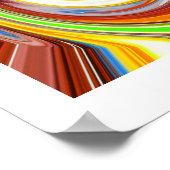 Chaotische natuur poster (Hoek)