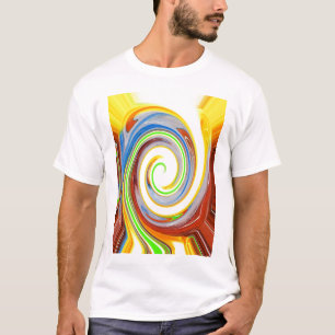 Chaotische natuur t-shirt