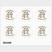 Chaotische Opossum “Onbegeleid” Sticker (Vel)