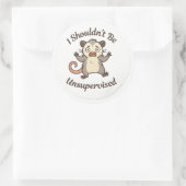 Chaotische Opossum “Onbegeleid” Sticker (Tas)