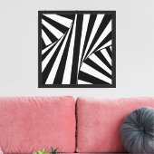 Chaotische Orde | Canvas Afdruk (Insitu (Woonkamer))