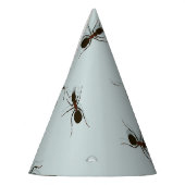 Chaotische rode mieren Stijlvol patroon Feesthoedjes (Links)