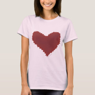 Chaotische scherpe de rand slechte Romaanse liefde T-shirt
