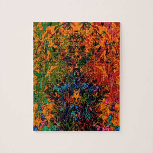 Chaotische wereld... legpuzzel (Verticaal)