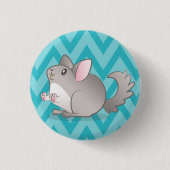 Chapa 3,2cm Chinchilla Azul Ronde Button 3,2 Cm (Voorkant)