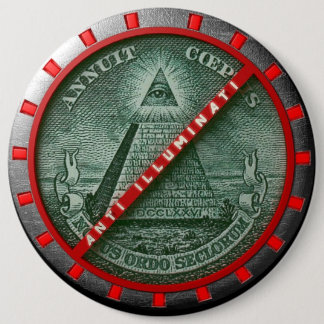 Chapa Anti Illuminati Ronde Button 6,0 Cm