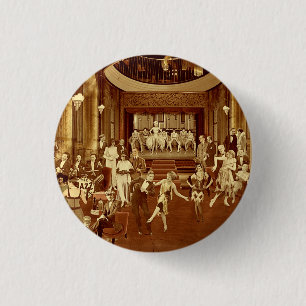 Chapa Art Deco Night Club (Golden Edition) Ronde Button 3,2 Cm
