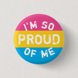 Chapa Bandera Pansexual So Proud - Love is Love Ronde Button 3,2 Cm