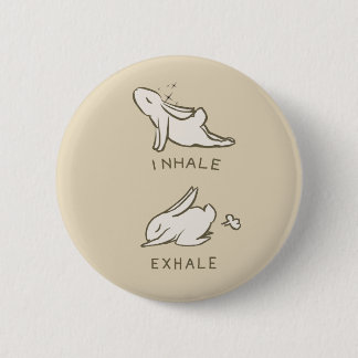 CHAPA INHALE AND EXHALE BUNNY RONDE BUTTON 5,7 CM