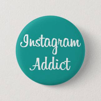 Chapa Instagram Addict Ronde Button 5,7 Cm