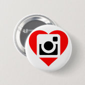 Chapa Instagram Lover Ronde Button 5,7 Cm (Voorkant /achterkant)