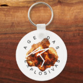 Chapa Iridiscente Explosiva Sleutelhanger (Voorkant)