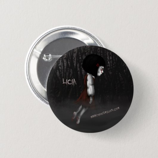 Chapa Licia Ronde Button 5,7 Cm (Voorkant /achterkant)